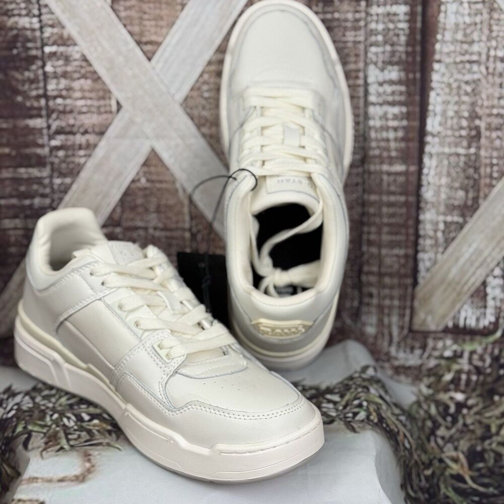 White fun G-STAR RAW Women's Sneaker 9 minimalist edgy classic statement chic